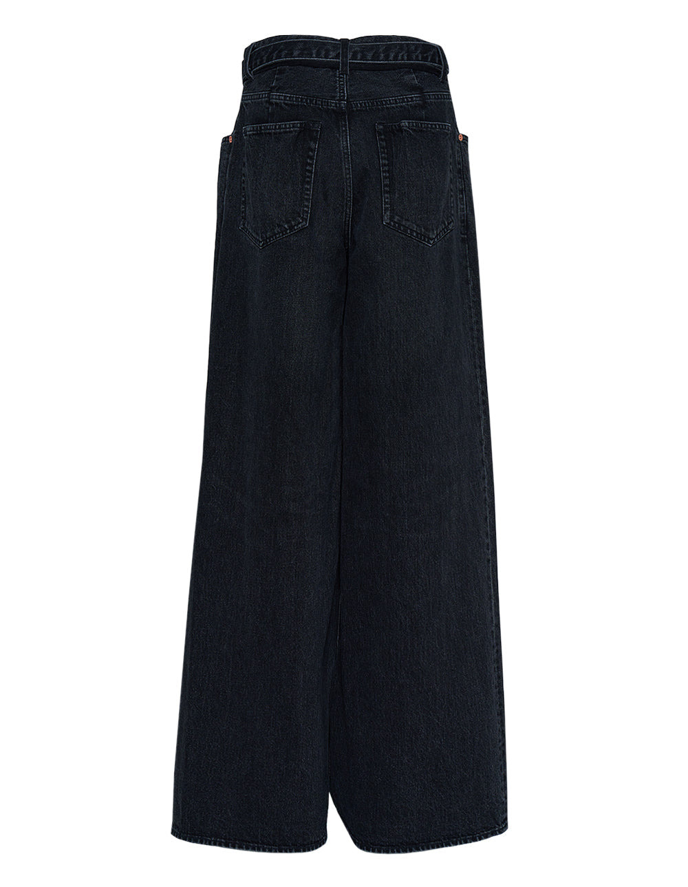 Wide Denim Pants - 6
