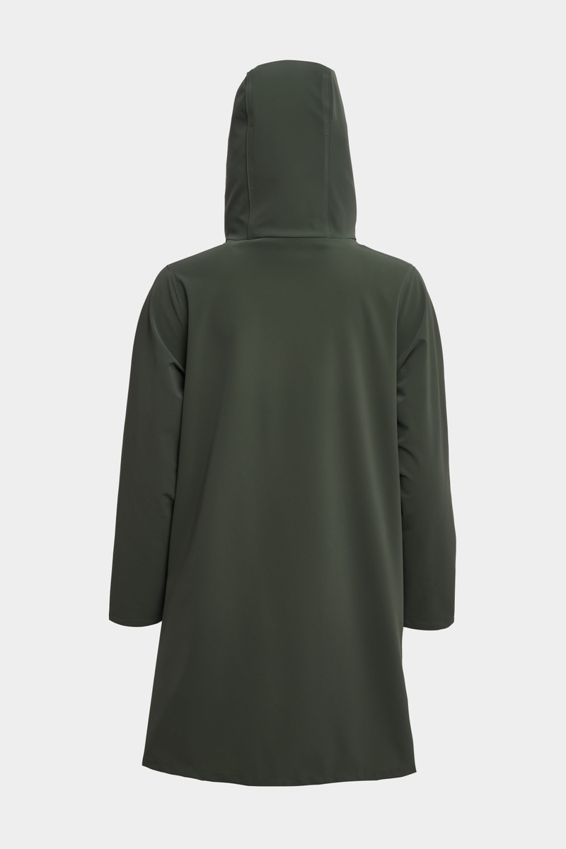 Mosebacke Lightweight Matte Raincoat Green 6