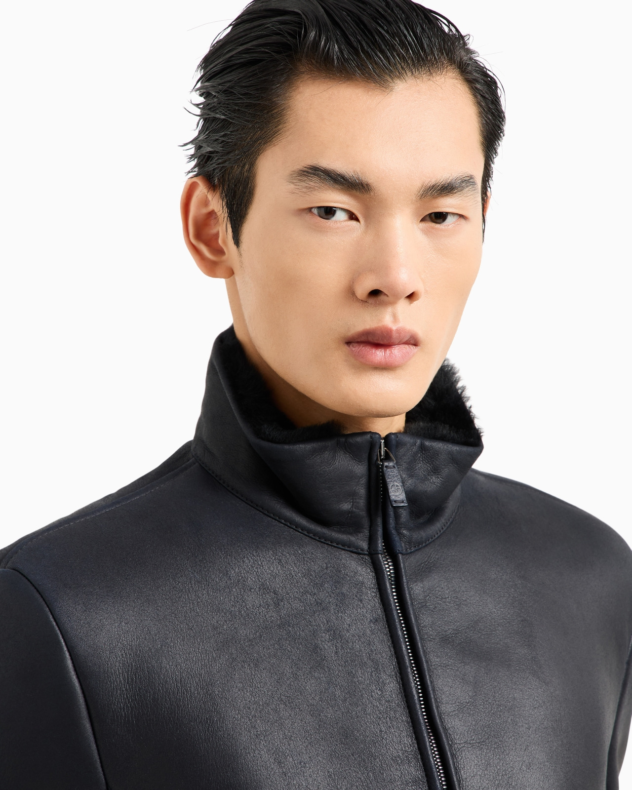 Zipped sheepskin blouson - 5