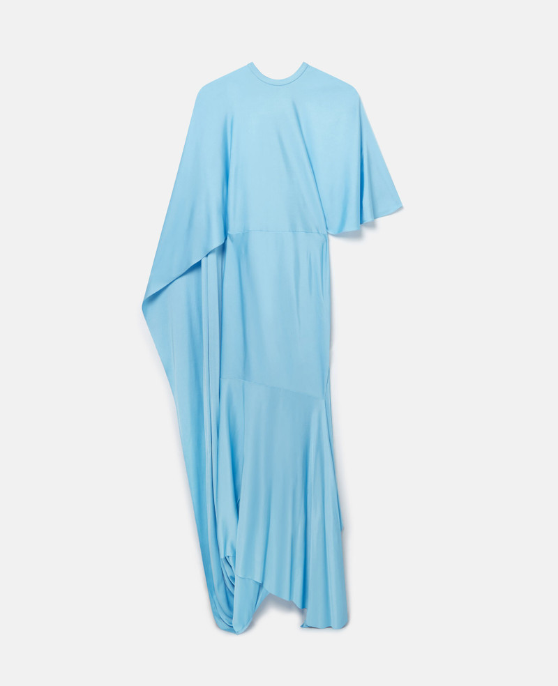 Asymmetric Cape Sleeve Dress 1