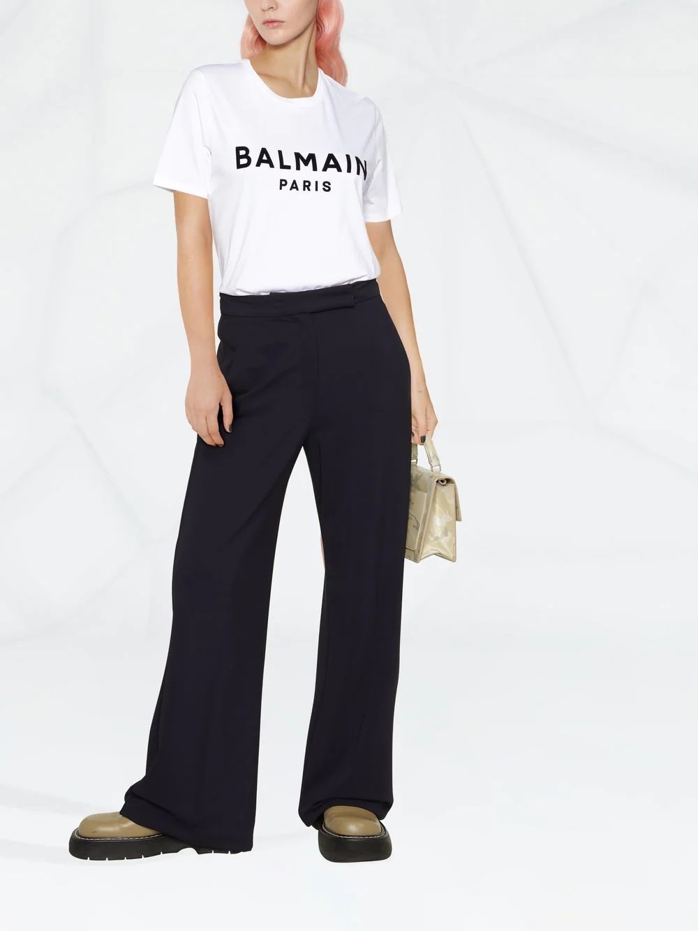 logo-print cotton T-shirt - 2
