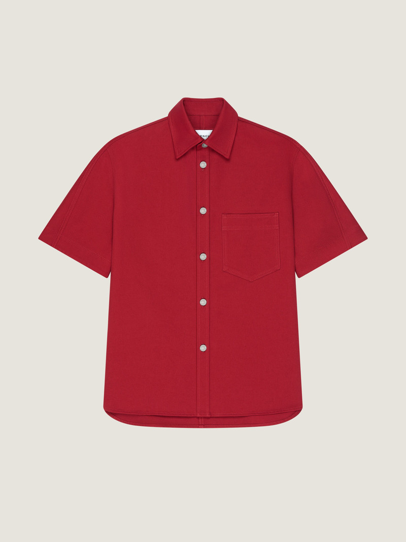 COUTURE SEAM SHIRT IN OVERDYED DENIM 1