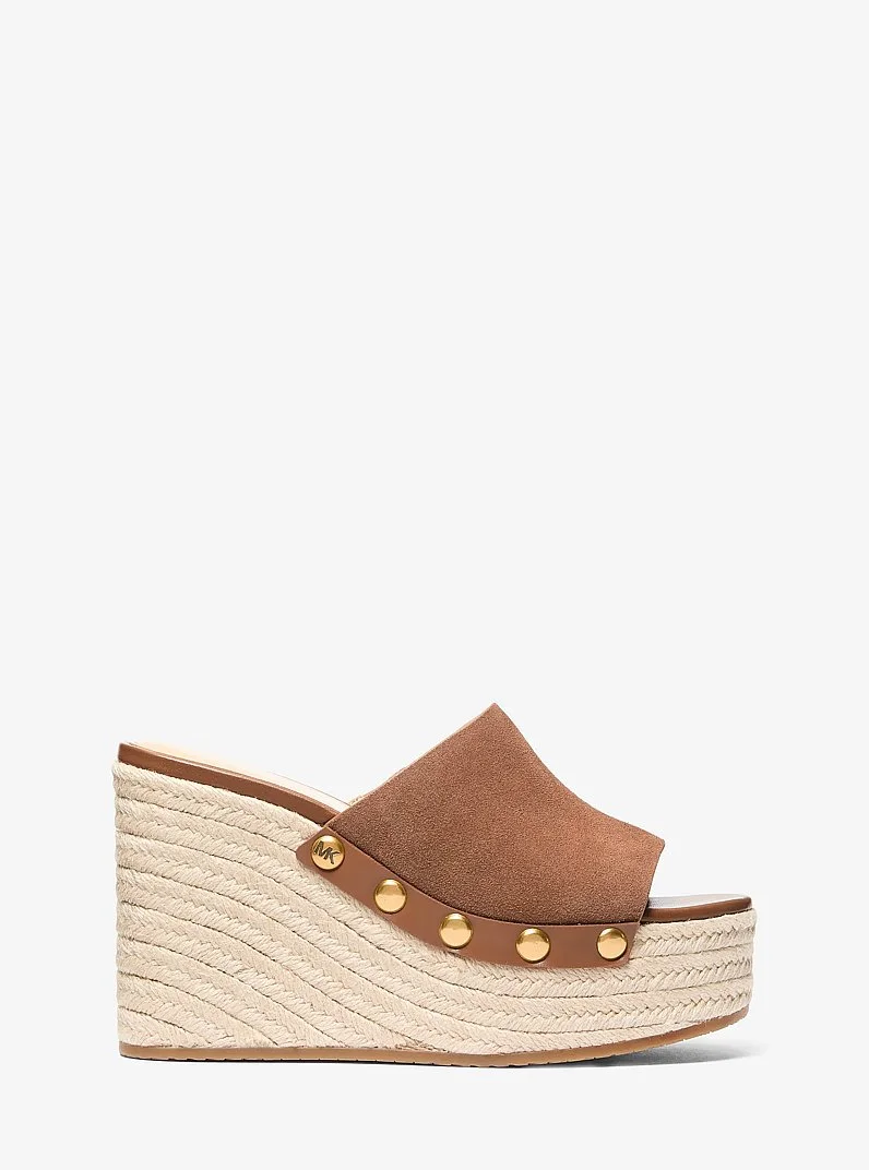Mayes Suede Wedge Sandal - 1