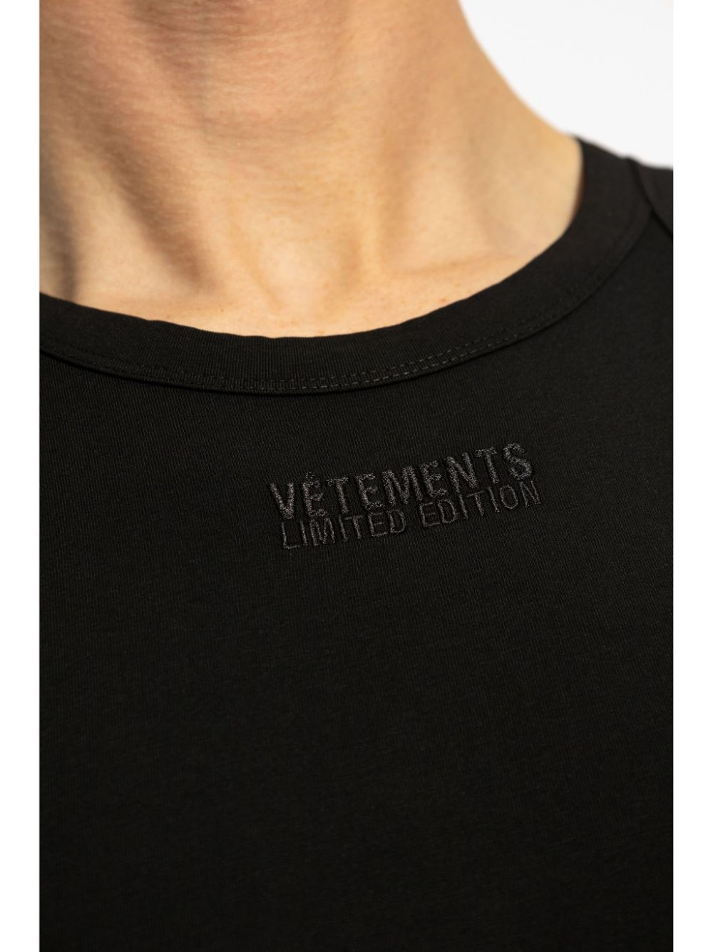 logo-embroidered stretch-cotton tank top - 5