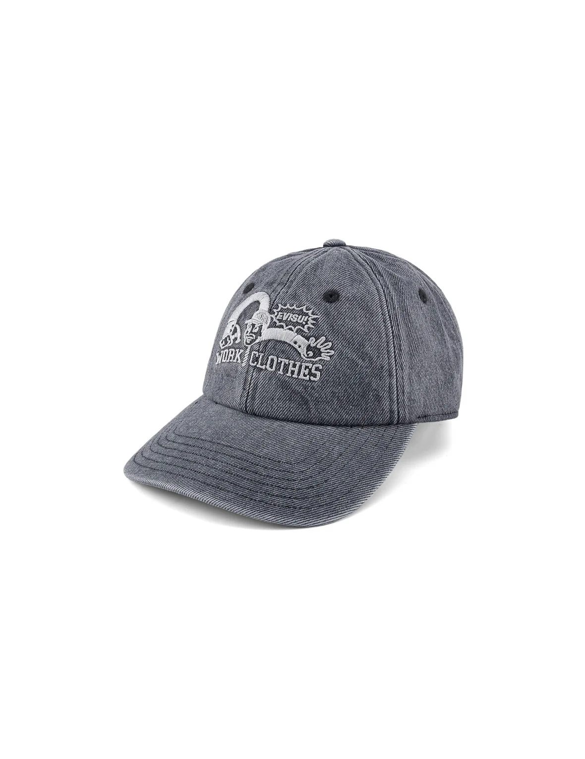 Worker Embroidery Distressed Cap - 1