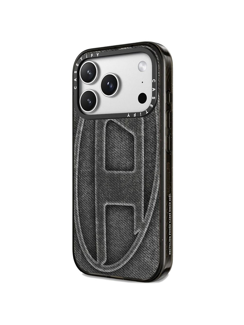 Diesel x CASETiFY denim-effect iPhone 17 Pro case outlook