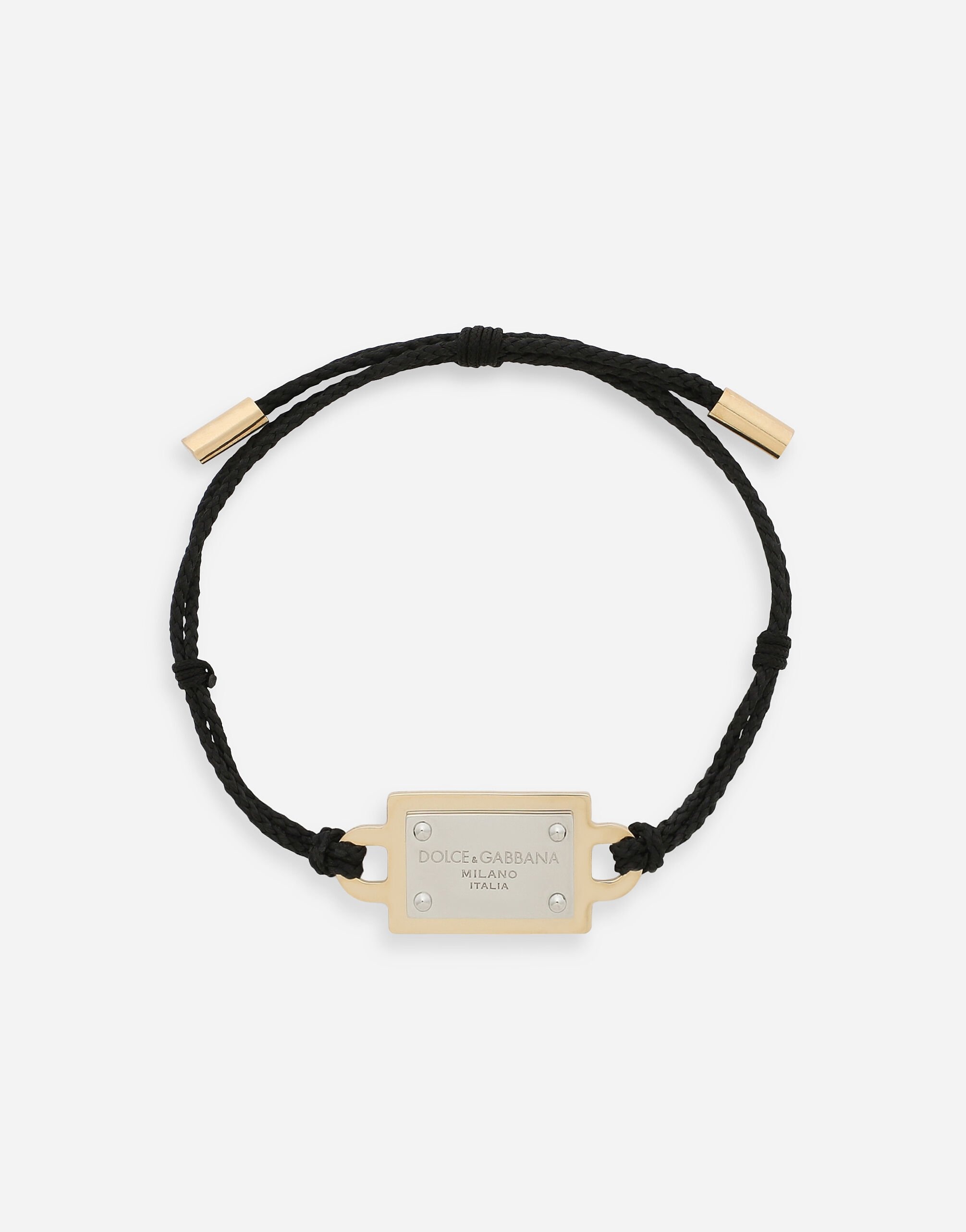 Cord bracelet with Dolce&Gabbana tag - 1
