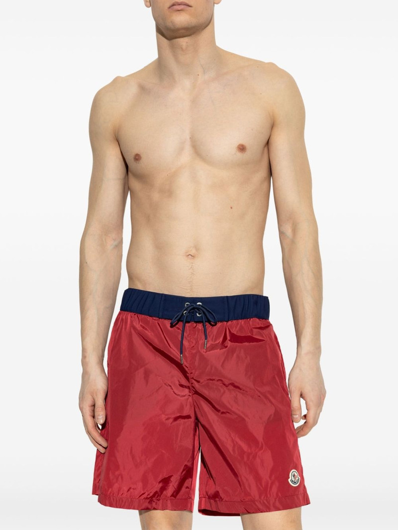 Moncler logo swim shorts outlook
