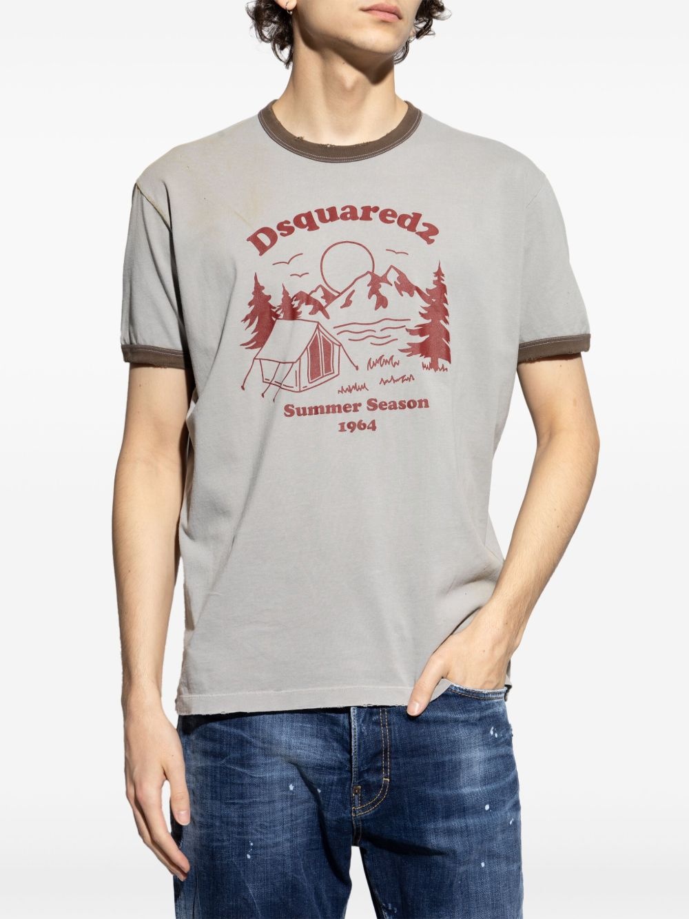 graphic-print T-shirt - 3