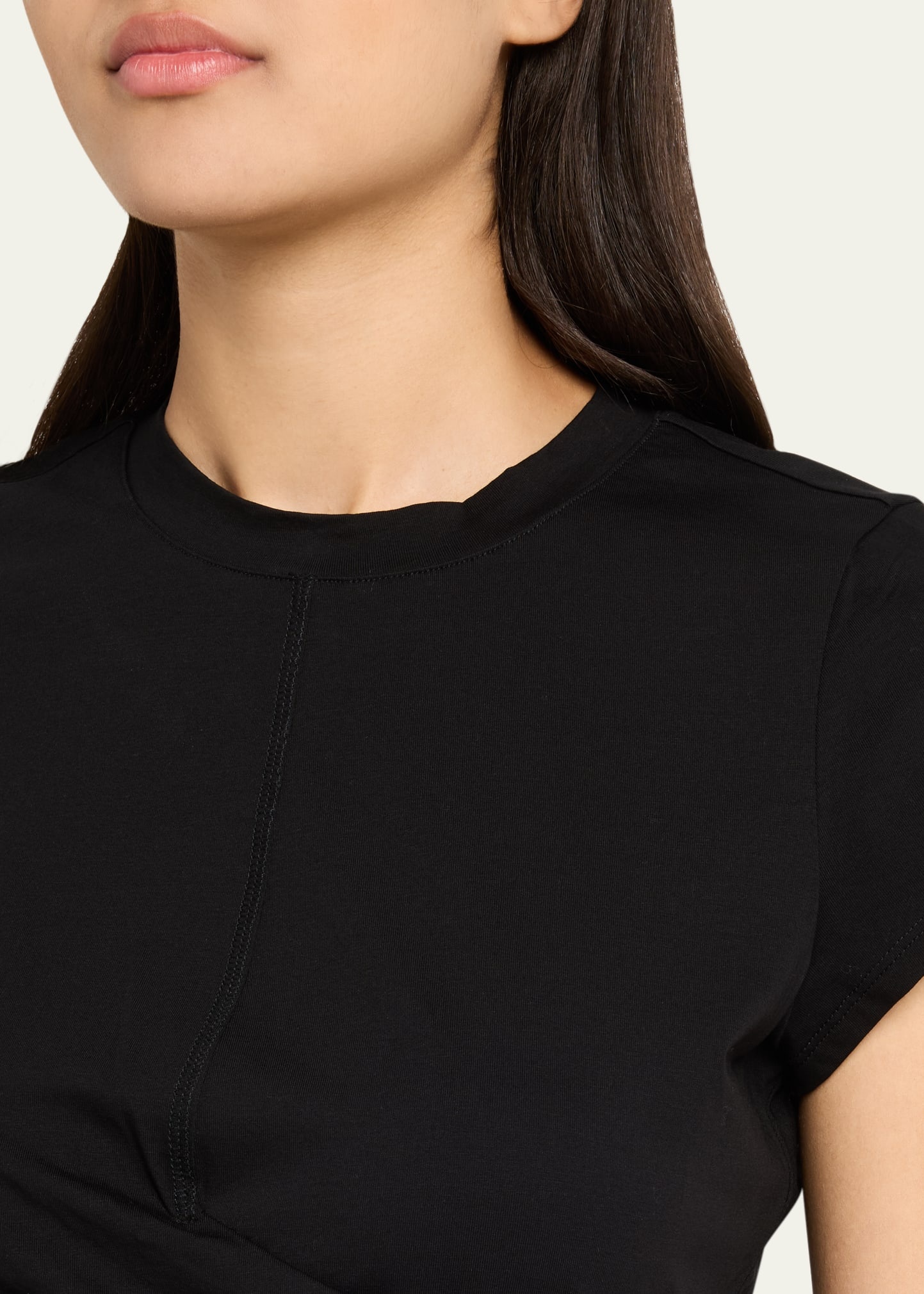 Draped Short-Sleeve Tee - 5