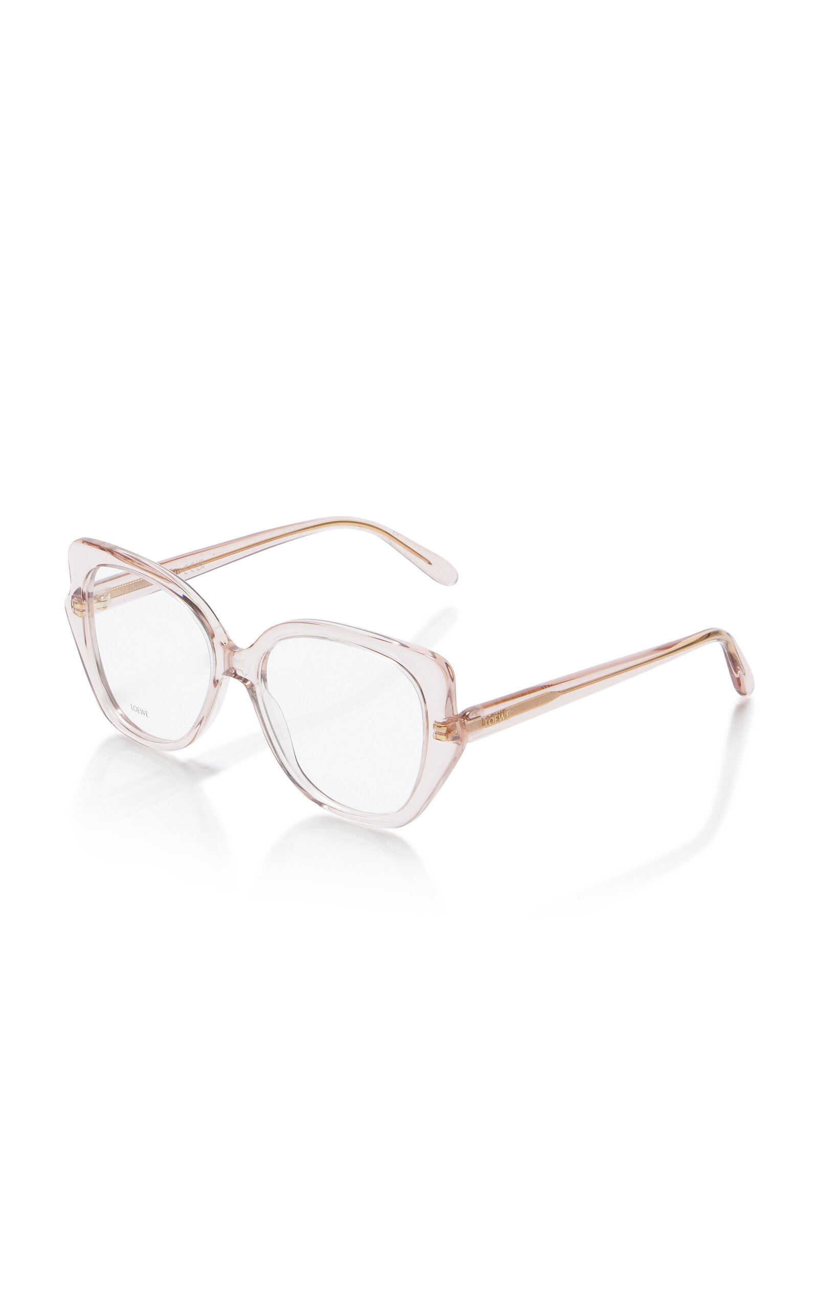 Oversized Cat-Eye Acetate Glasses pink - 4
