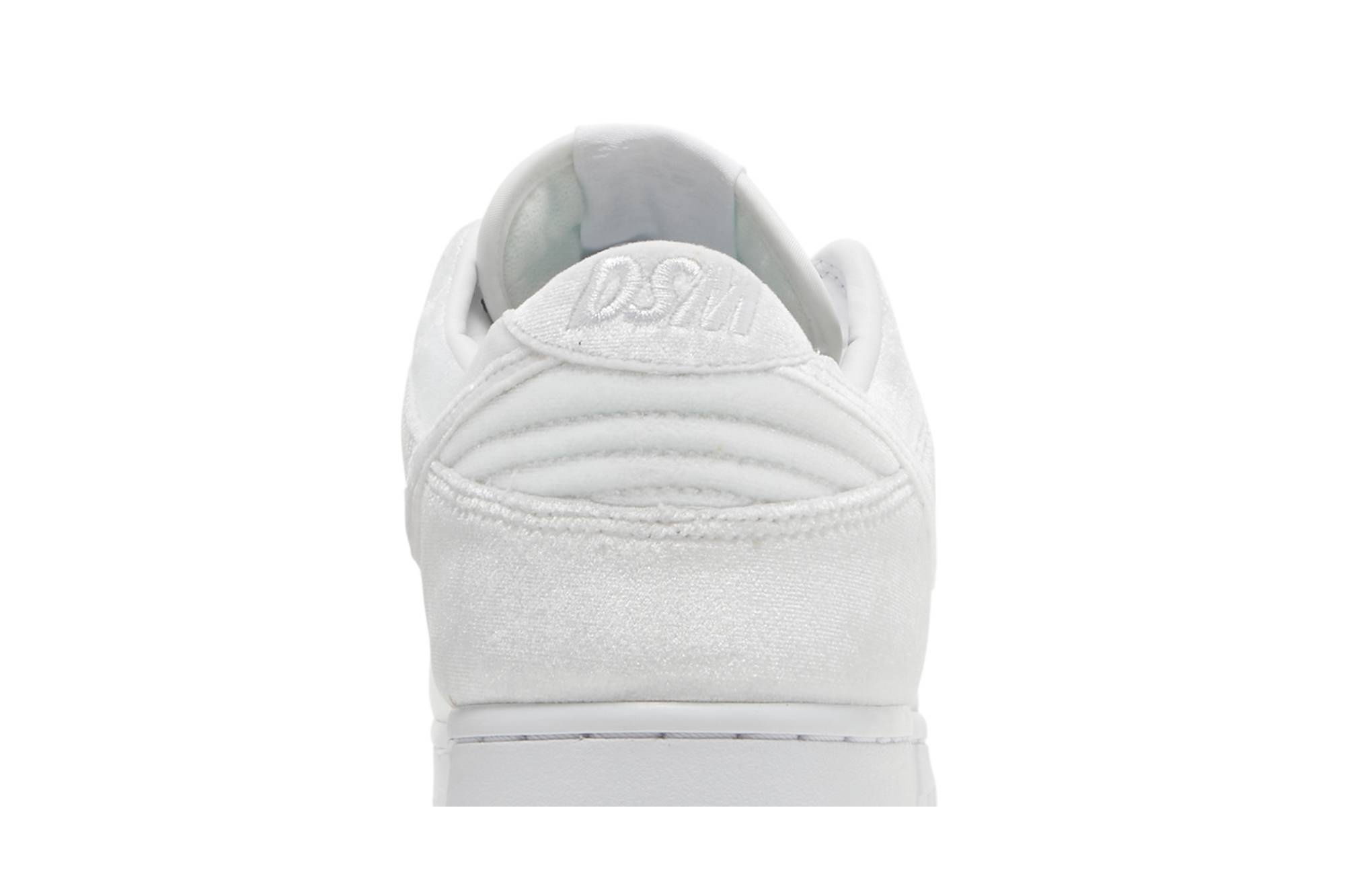 Dover Street Market x Dunk Low 'White Velvet' - 7