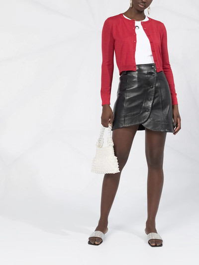 REDValentino cropped round-neck cardigan outlook