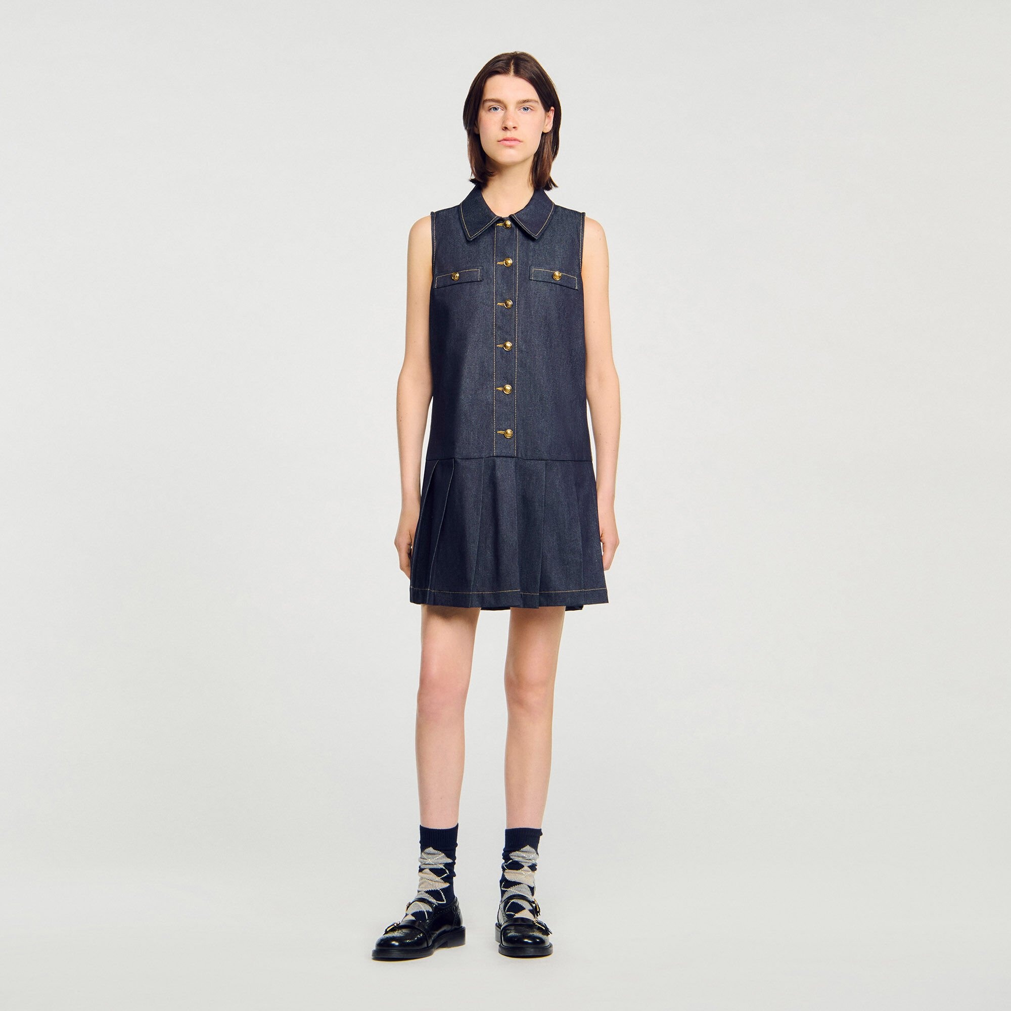 MINI DENIM DRESS - 2