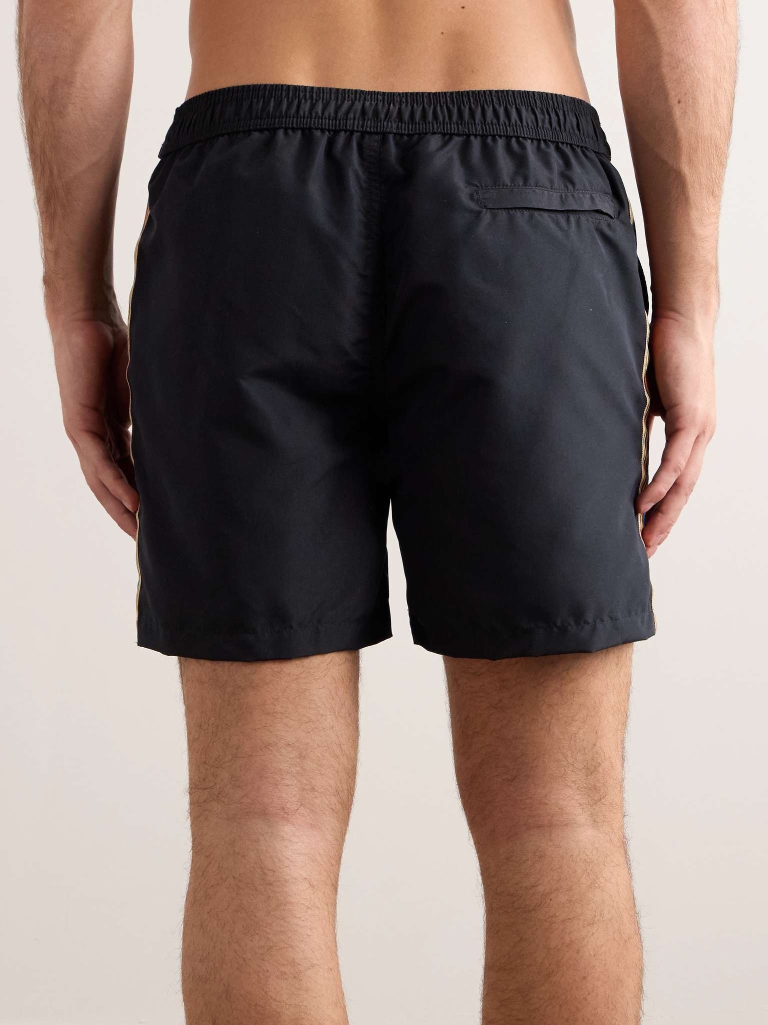 Slim-Fit Mid-Length Striped Recycled Swim Shorts - 3