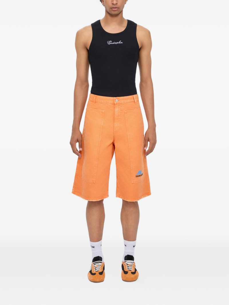 MSGM pocket denim shorts outlook