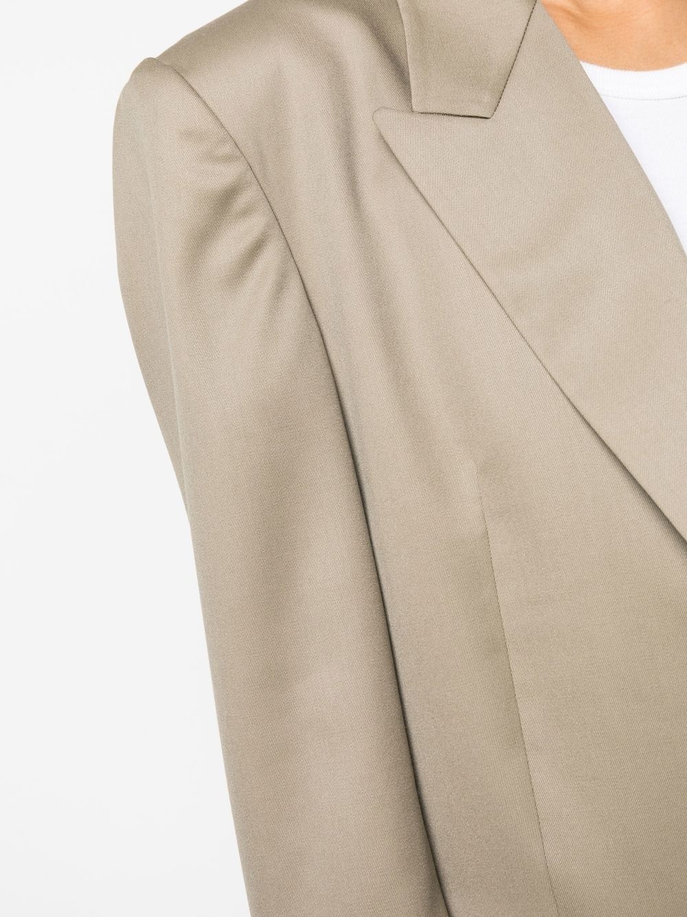 notched-collar wool jacket - 5
