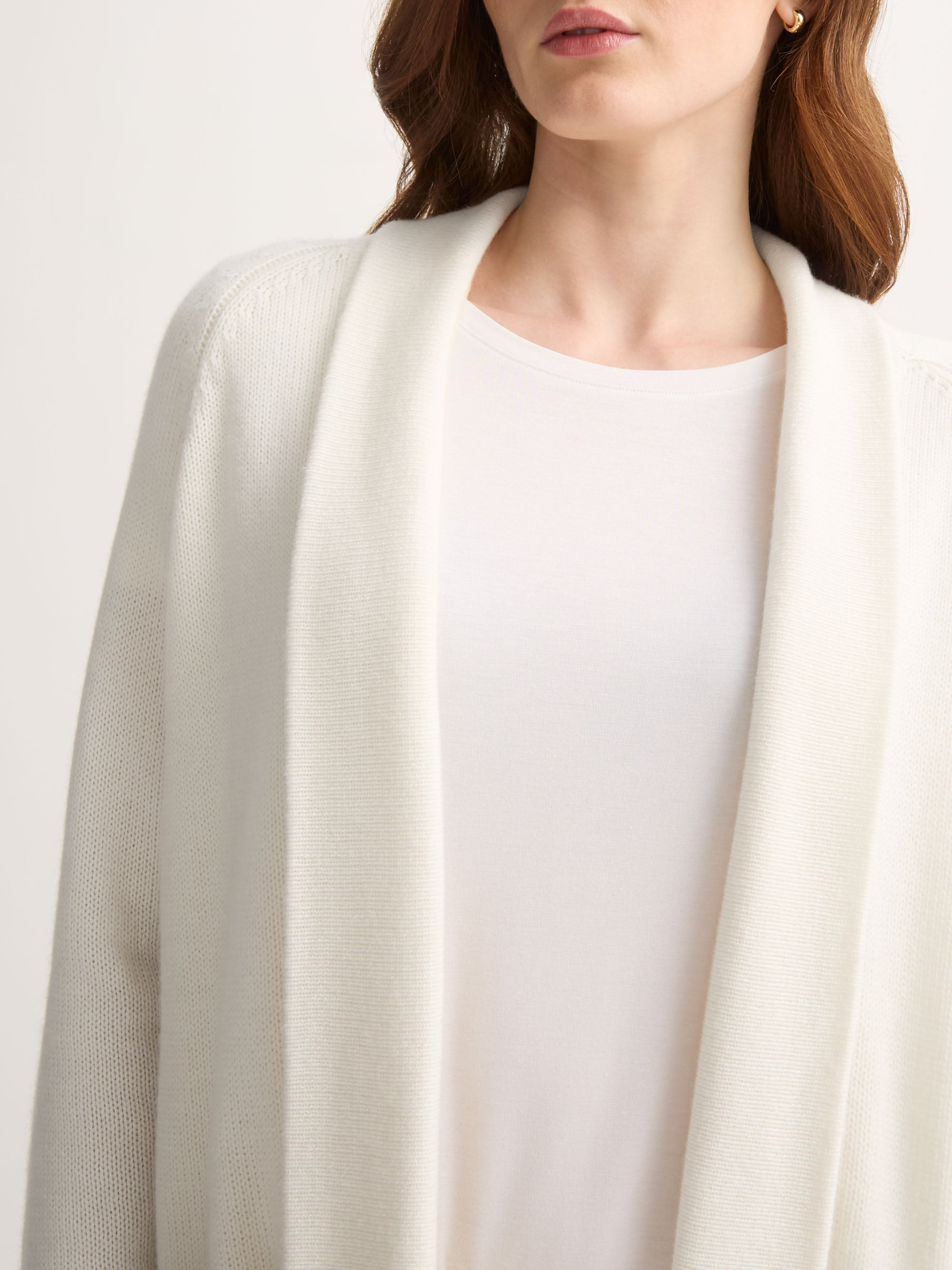 Women's Cardigan Nina Cashmere White - 5