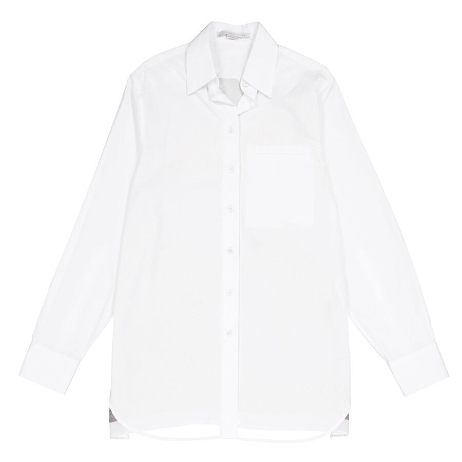 Stella McCartney White Horse Print Insert Shirt - 5
