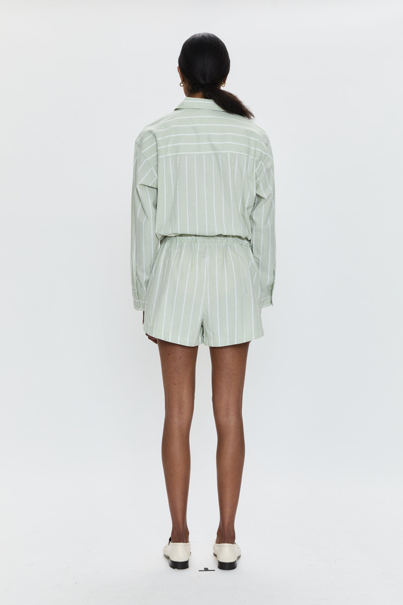 AMELIE ROMPER- PISTACHIO STRIPE 4
