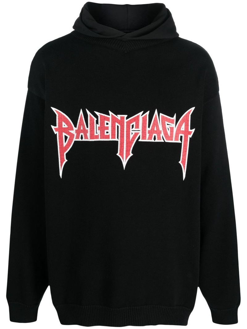 Metal cotton hoodie - 1