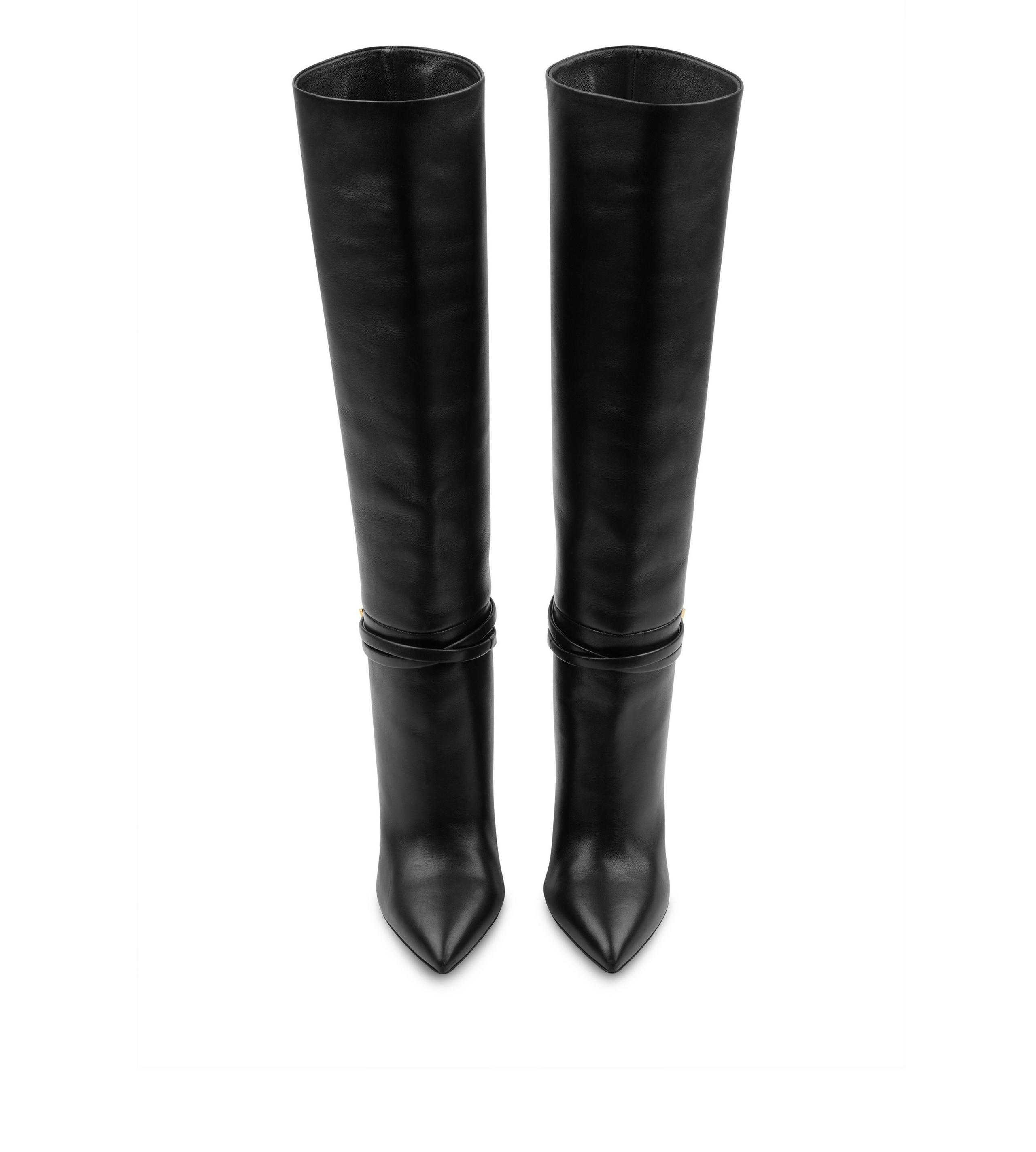 LEATHER PADLOCK BOOT - 4