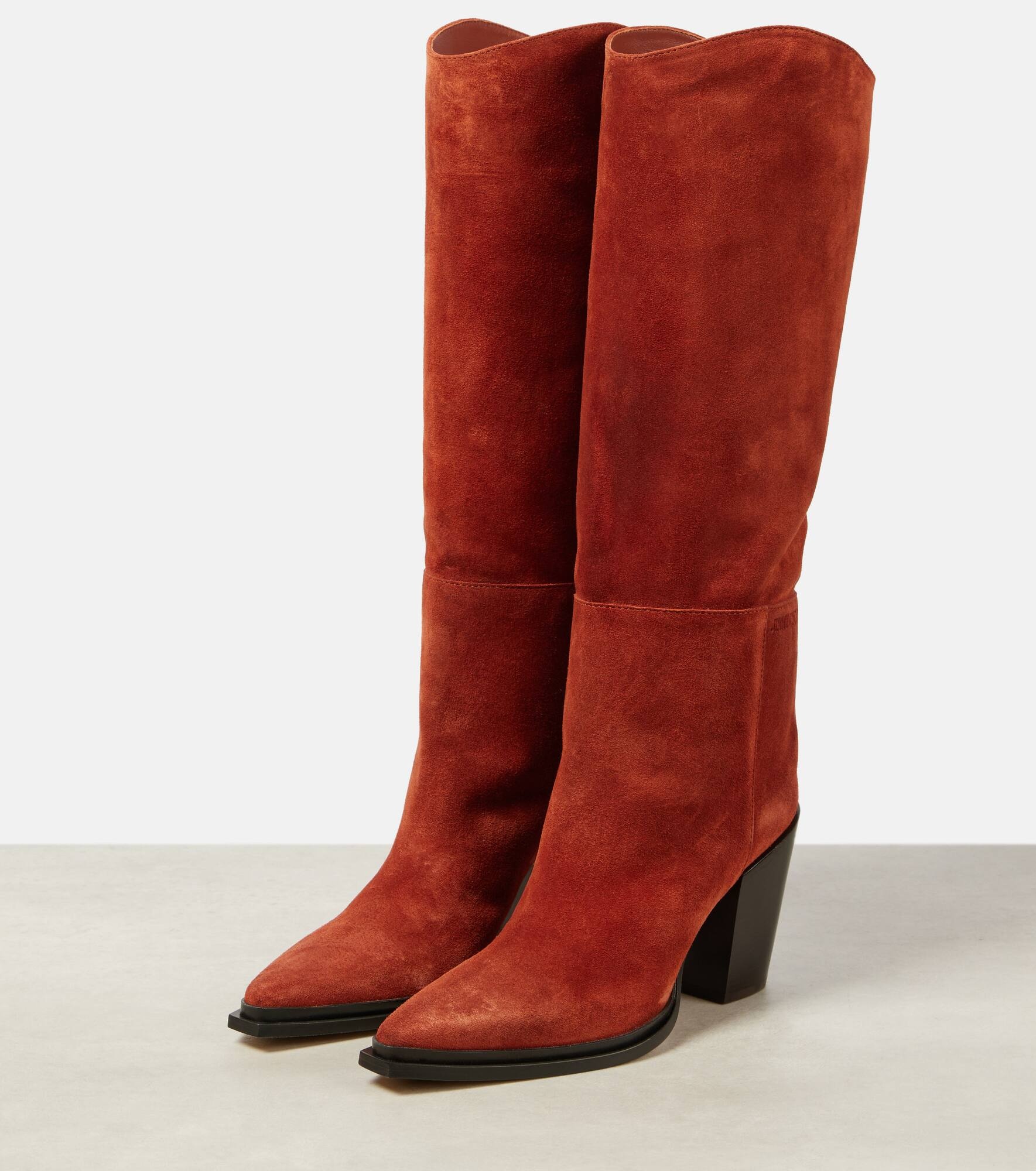 Cece 80 suede knee-high boots - 4