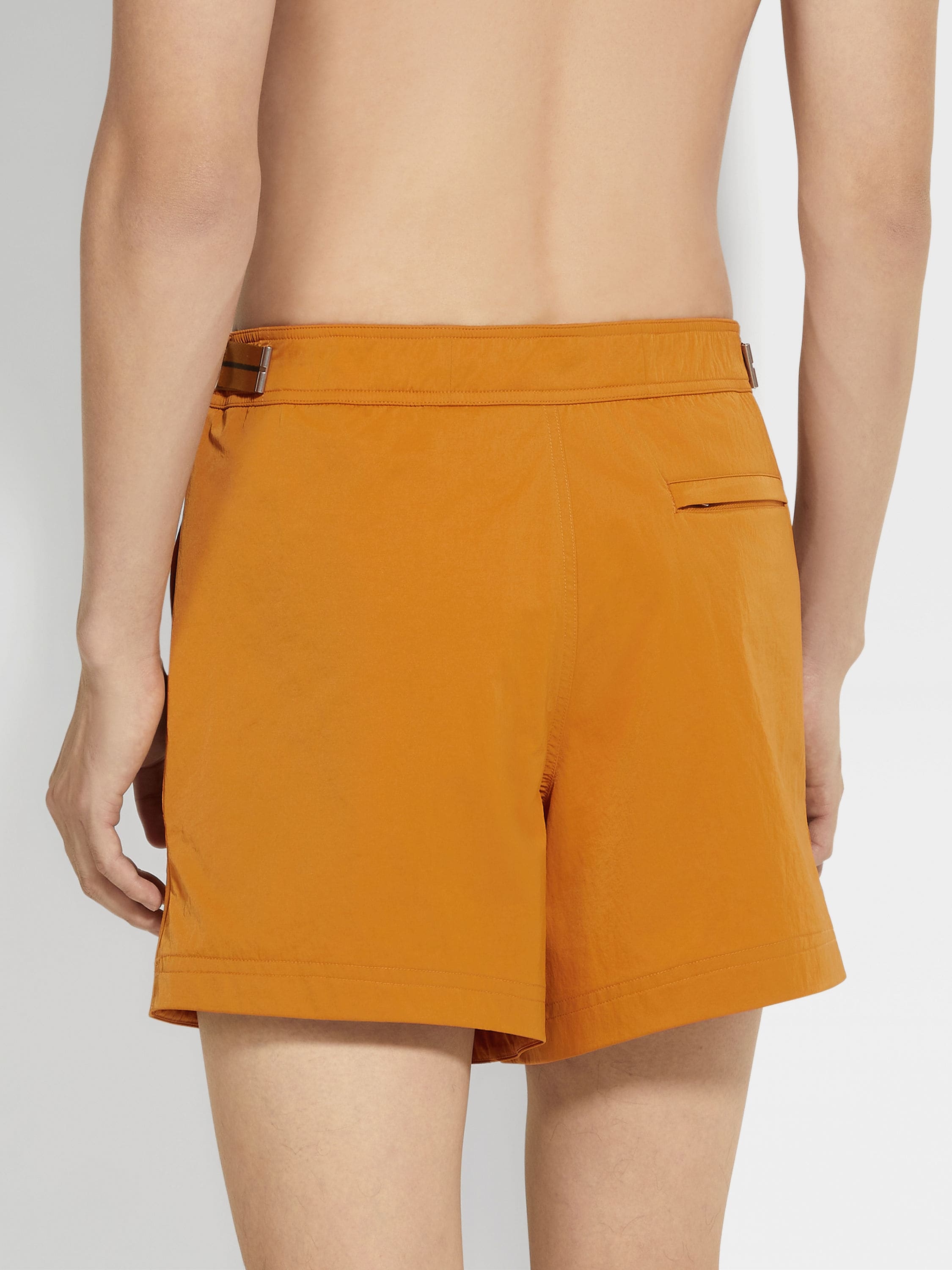 ZEGNA 232 ROAD BRAND MARK SWIM TRUNKS - 3