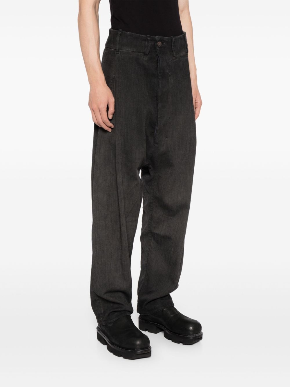 flap pocket trousers - 3