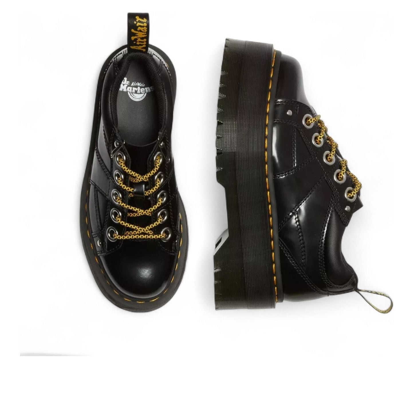 (WMNS) Dr. Martens 5-Eye Max Buttero Platform 'Black' 31423001 - 5