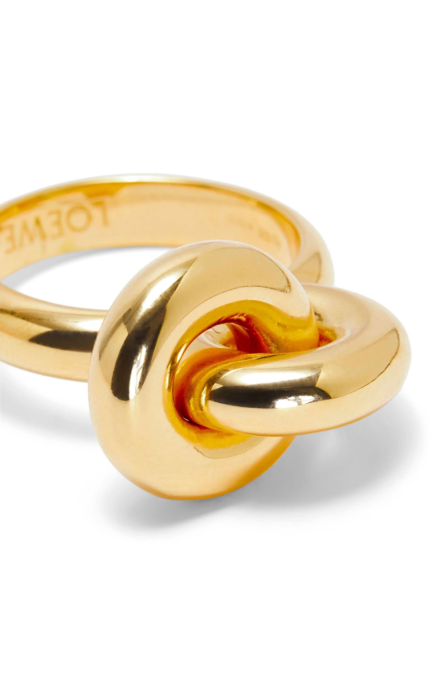 Donut link ring in sterling silver - 4
