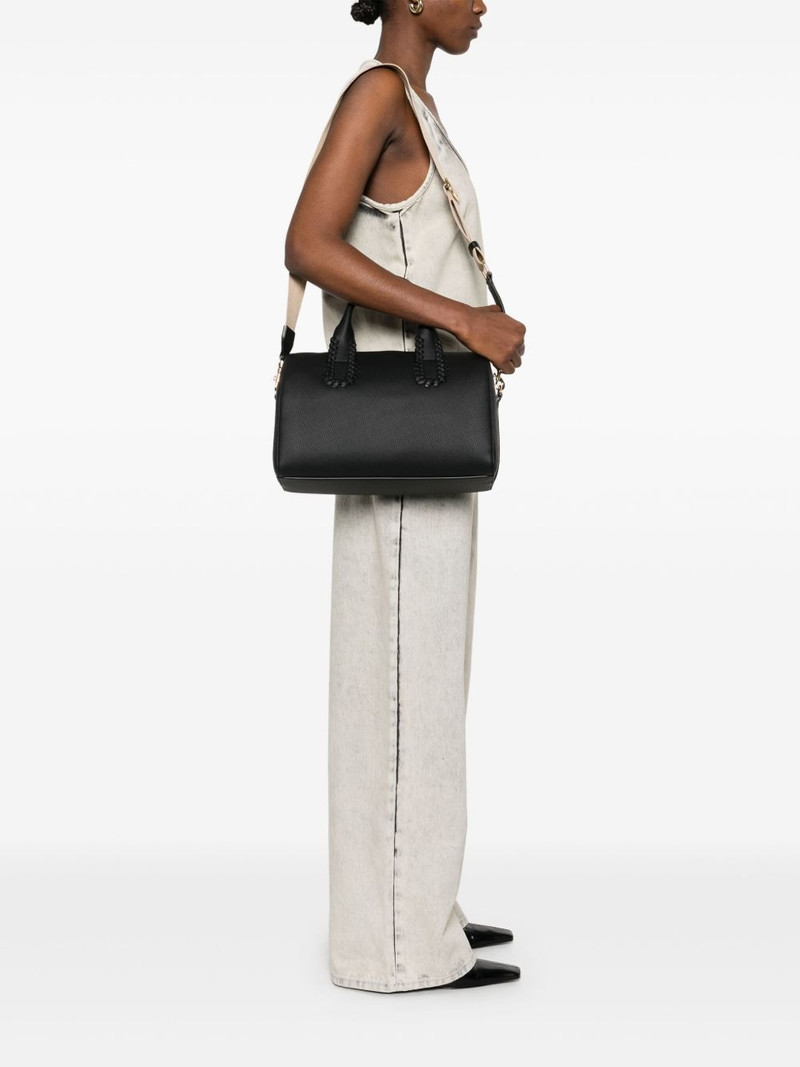 Moschino logo-plaque tote bag outlook