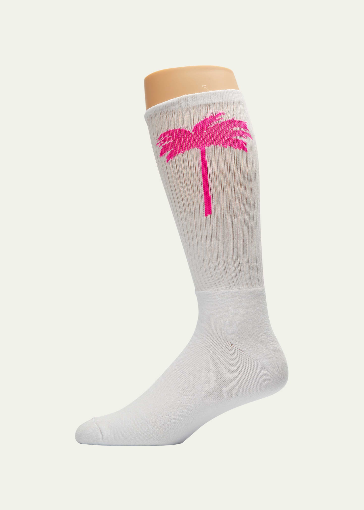 Men's Palm Tree Crew Socks - 1