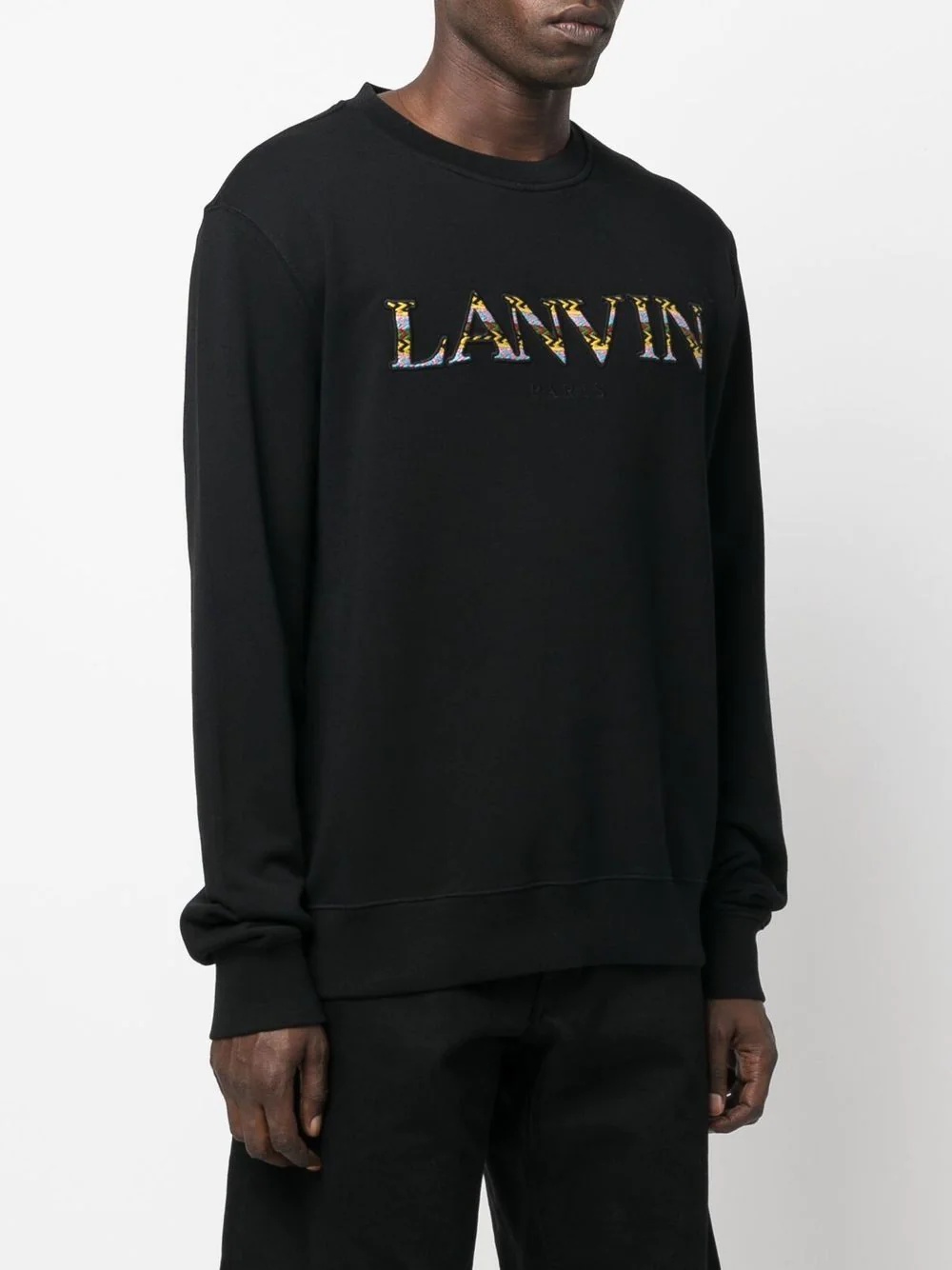 embroidered-logo sweatshirt - 3