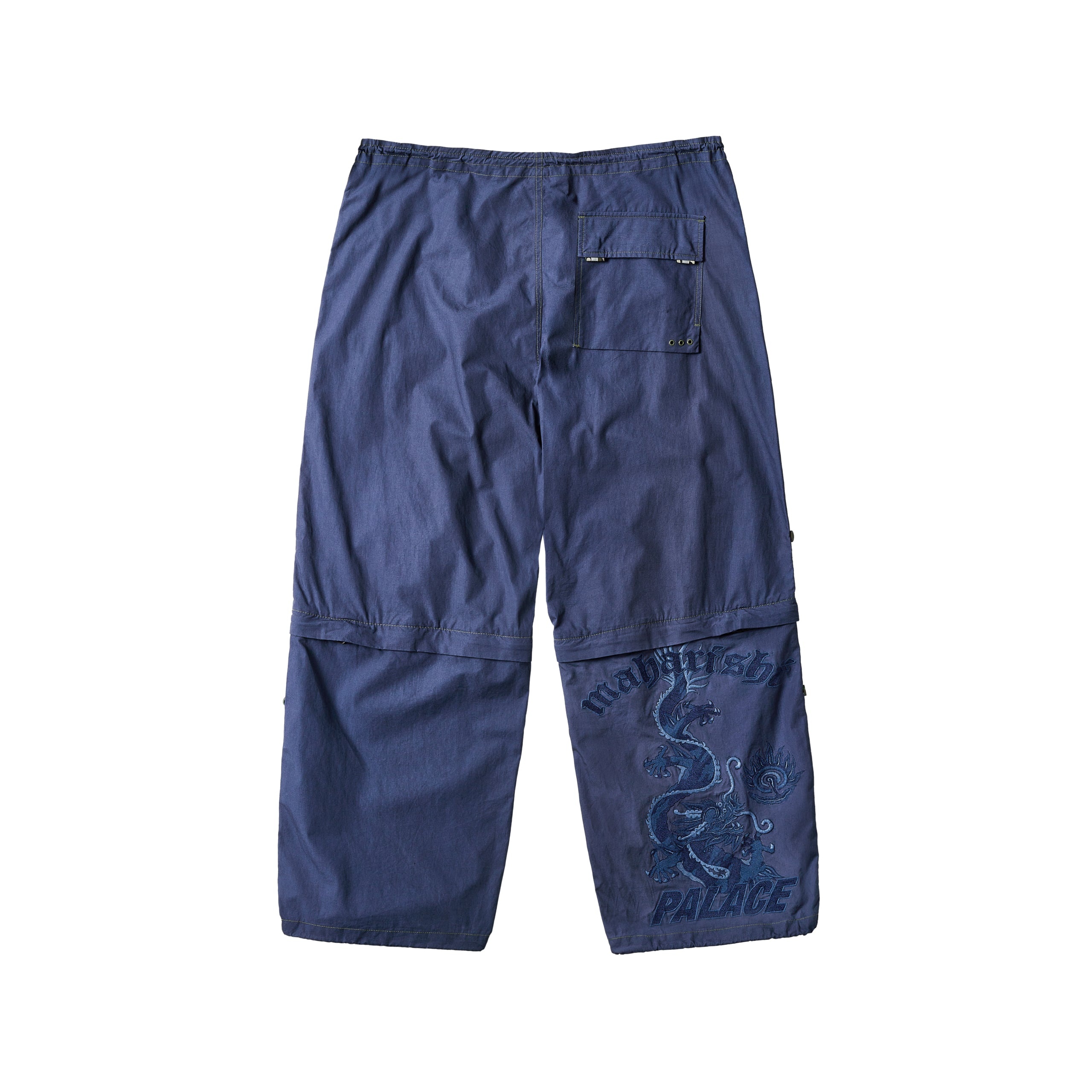 PALACE MAHARISHI ZIP OFF SNOPANT BLUE - 2