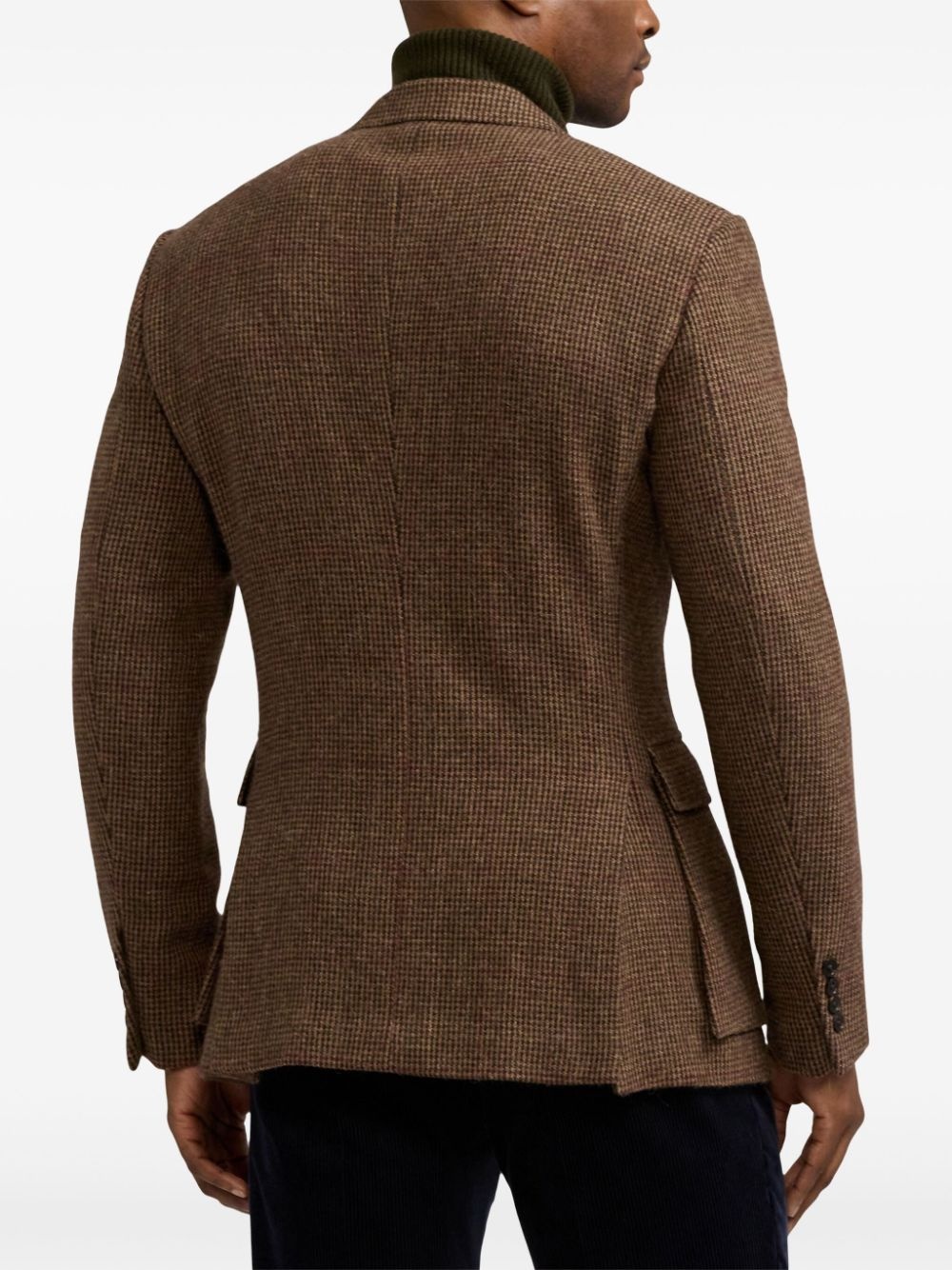 checked blazer - 4