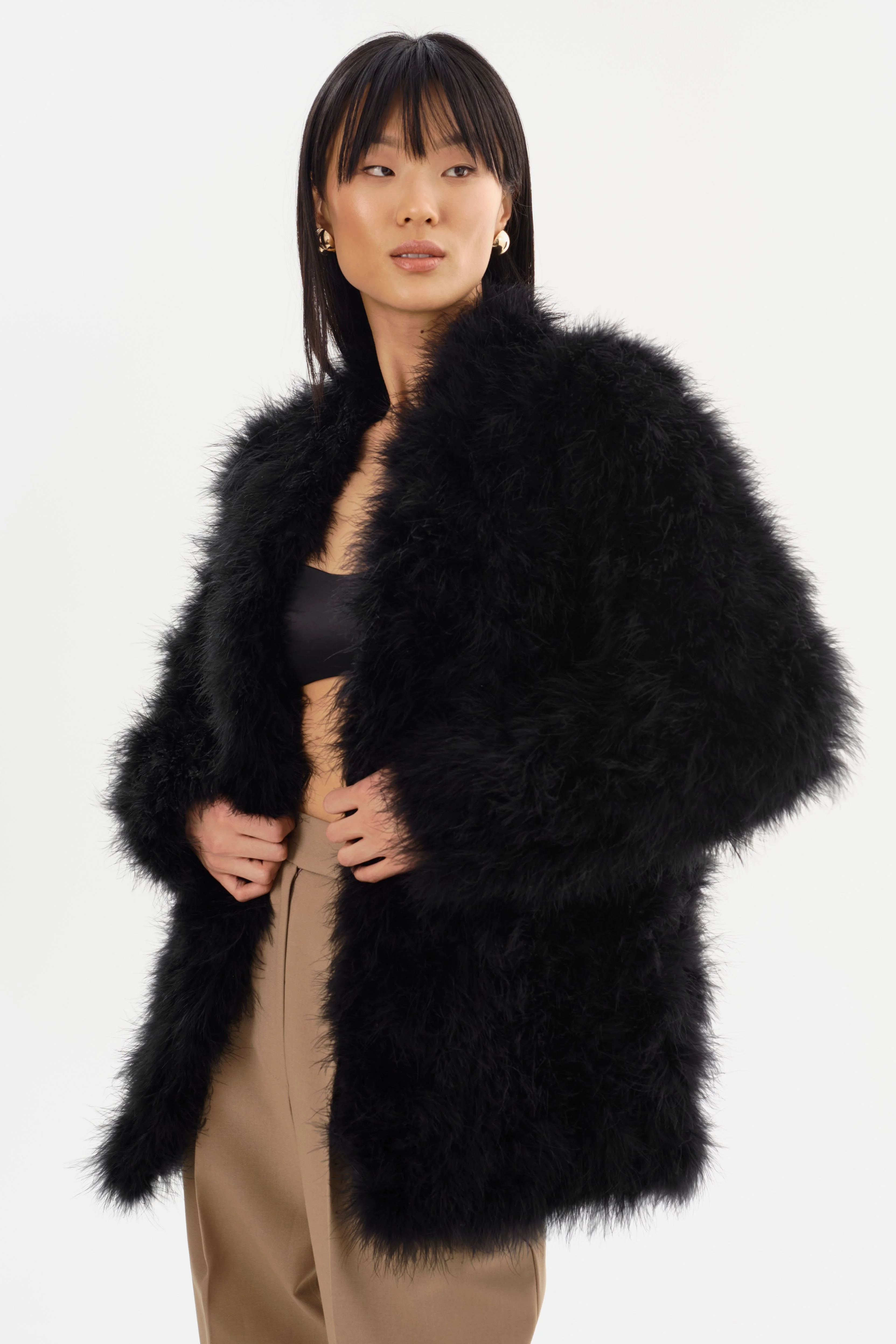 RABEA | Feather Coat - 1