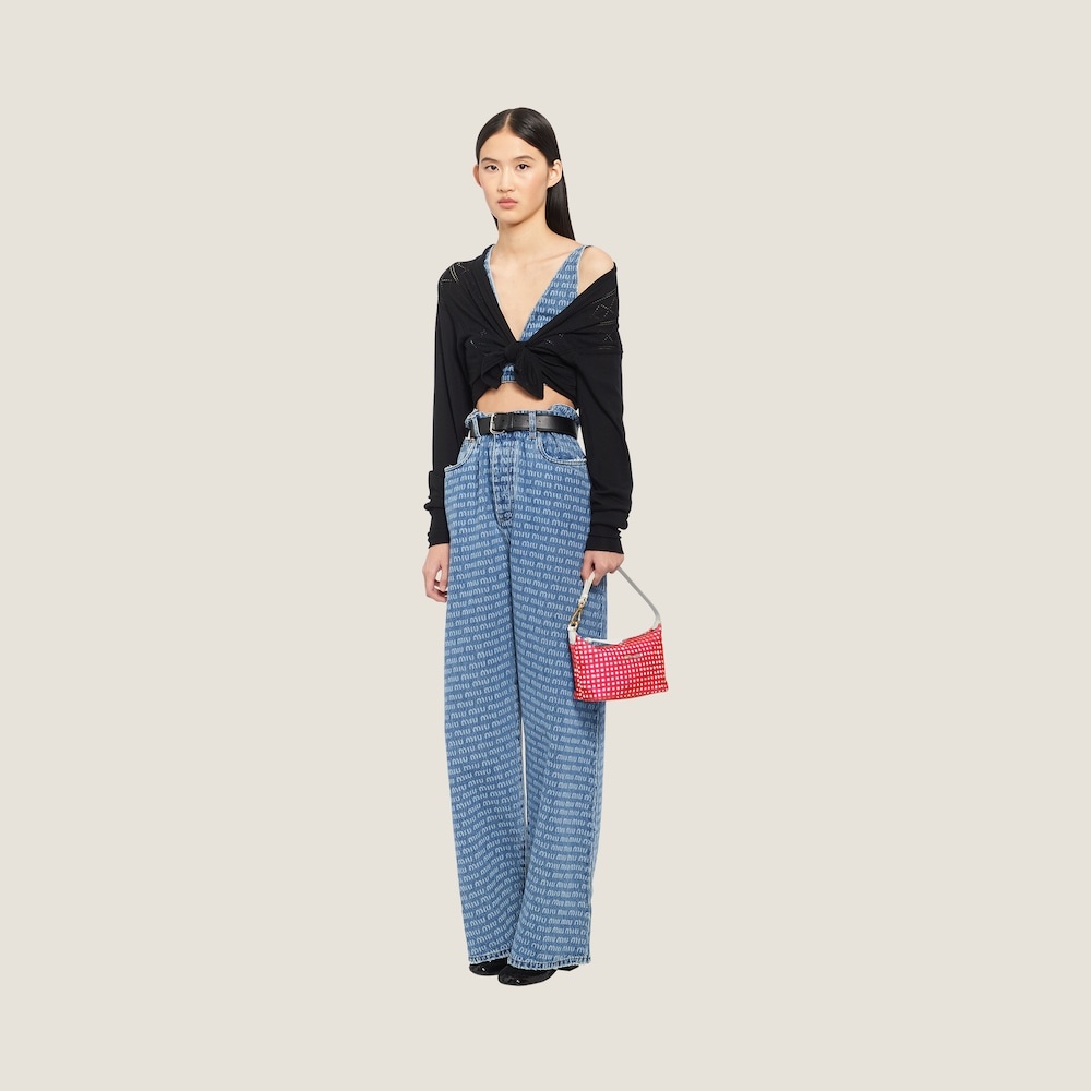 Miu Spirit printed faille mini-bag - 4