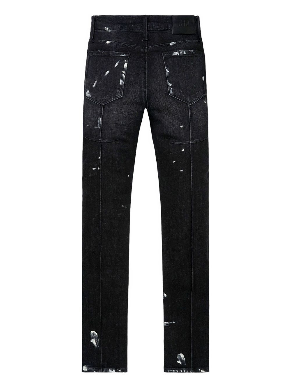 paint-splatter jeans - 2