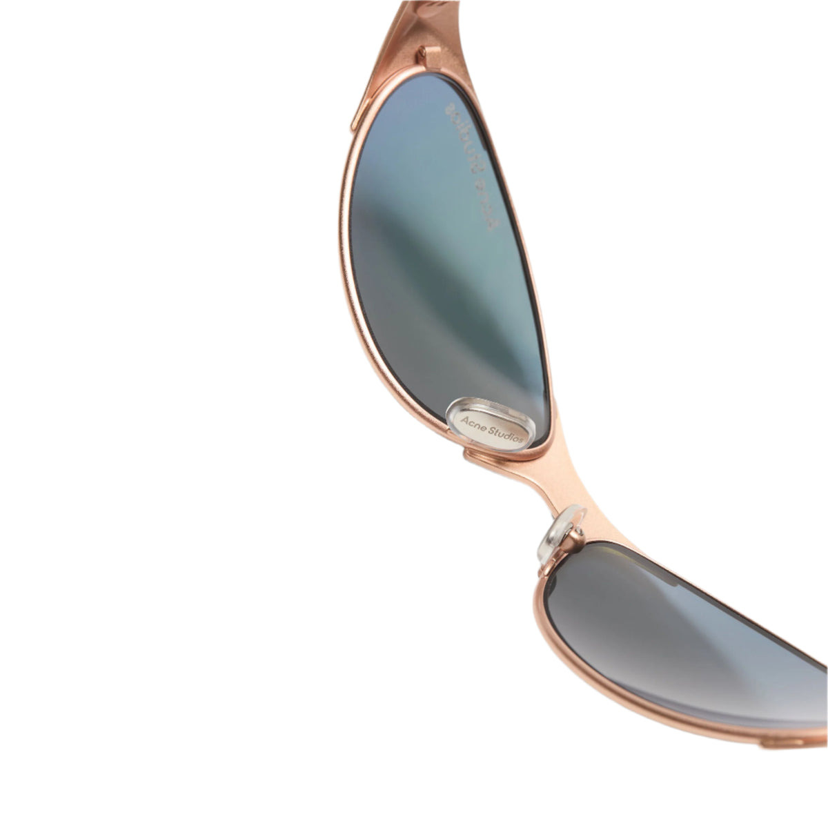 METAL FRAME CHARM SUNGLASSES (ROSE COPPER) - 3