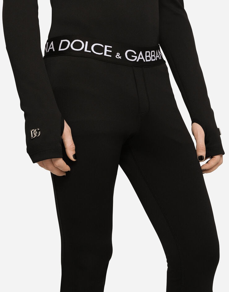 Stretch technical jersey leggings - 4