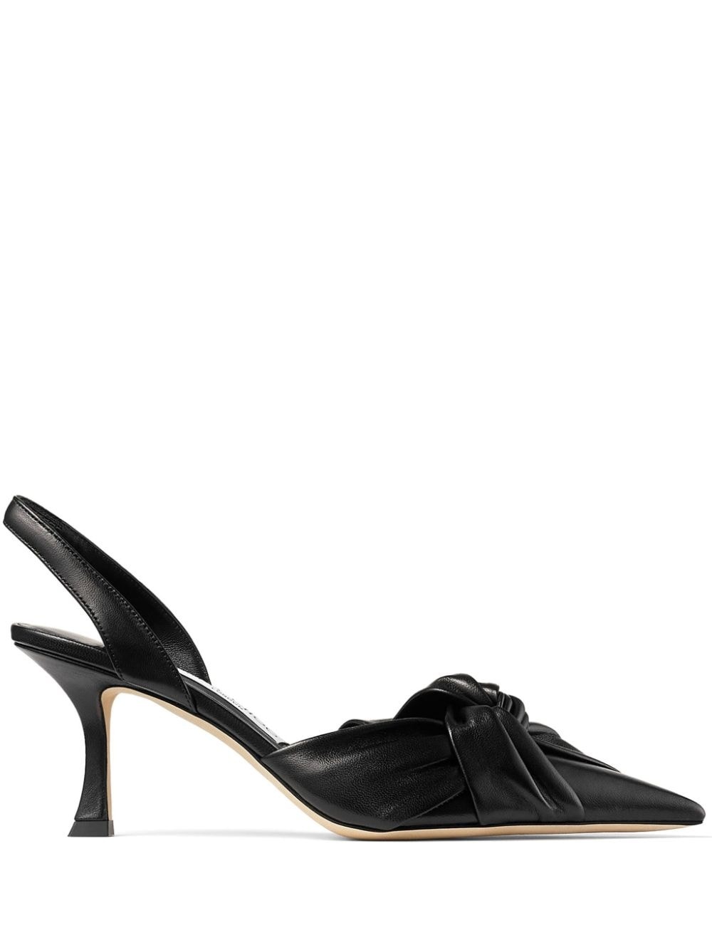 Hedera 70mm knot-detail slingback pumps - 1