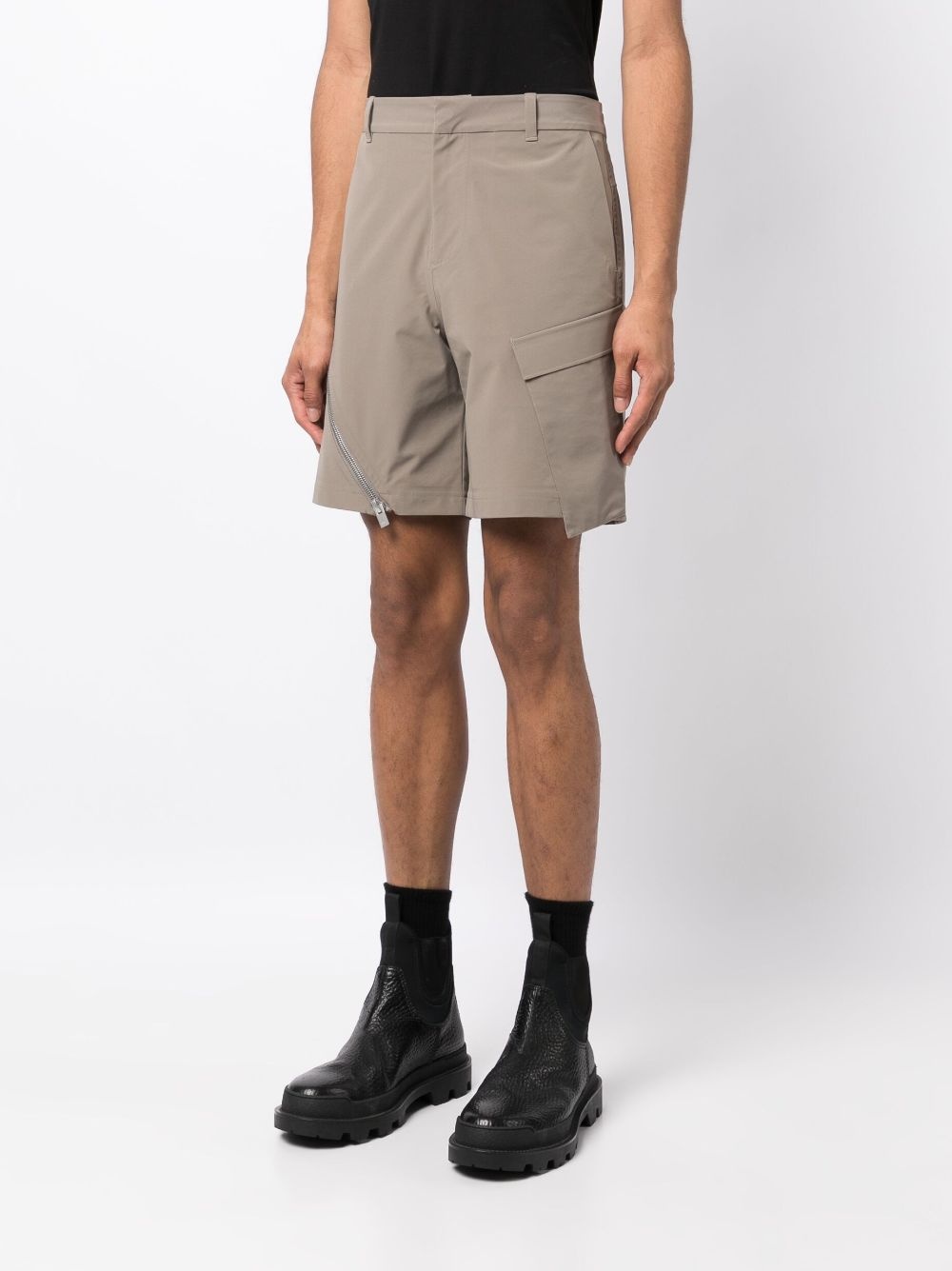 straight-leg utility shorts - 3
