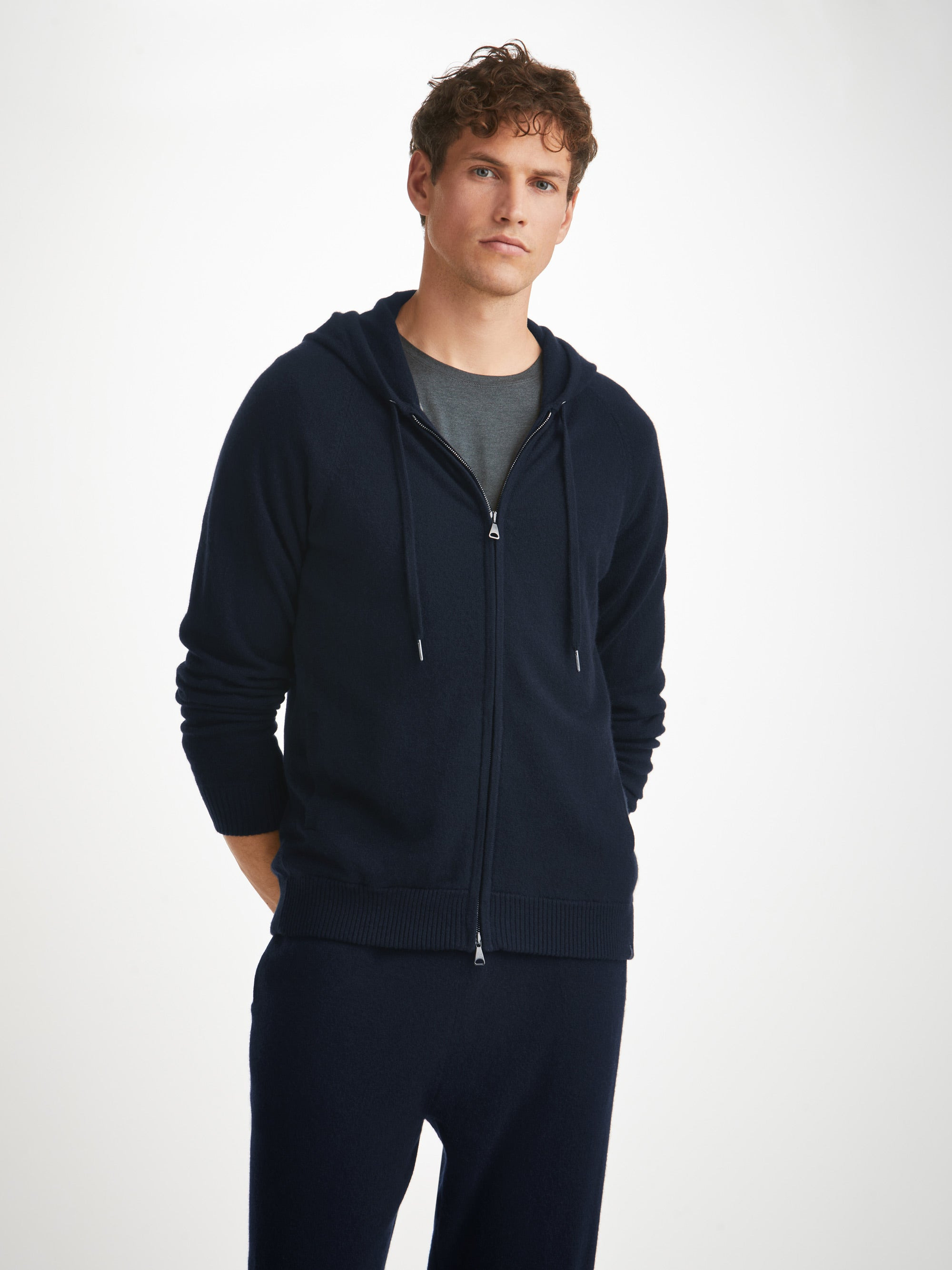 Men's Hoodie Finley 10 Cashmere Navy - 9