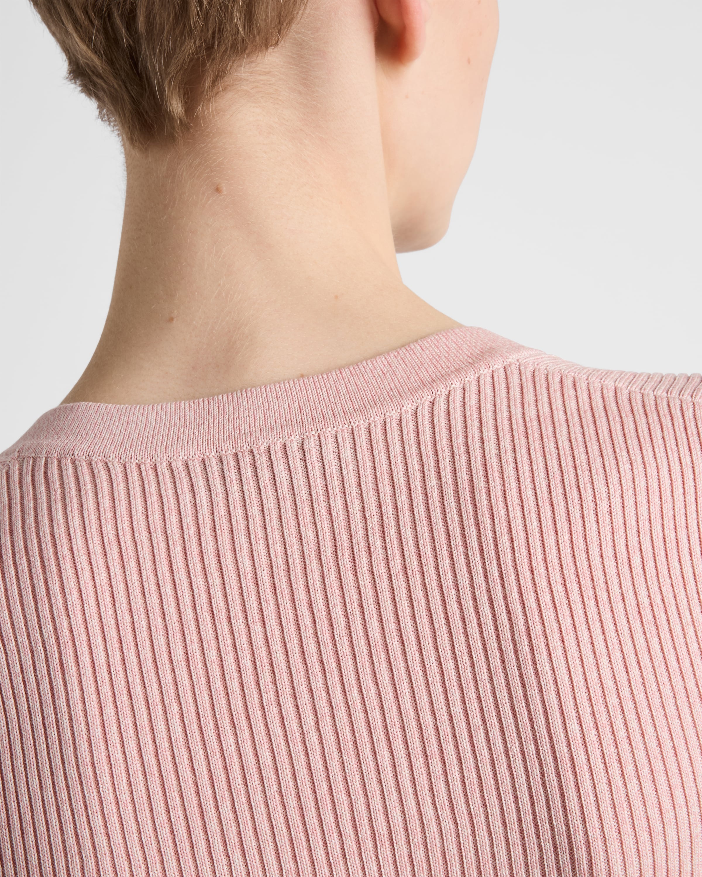Ribbed cotton sweater - 6