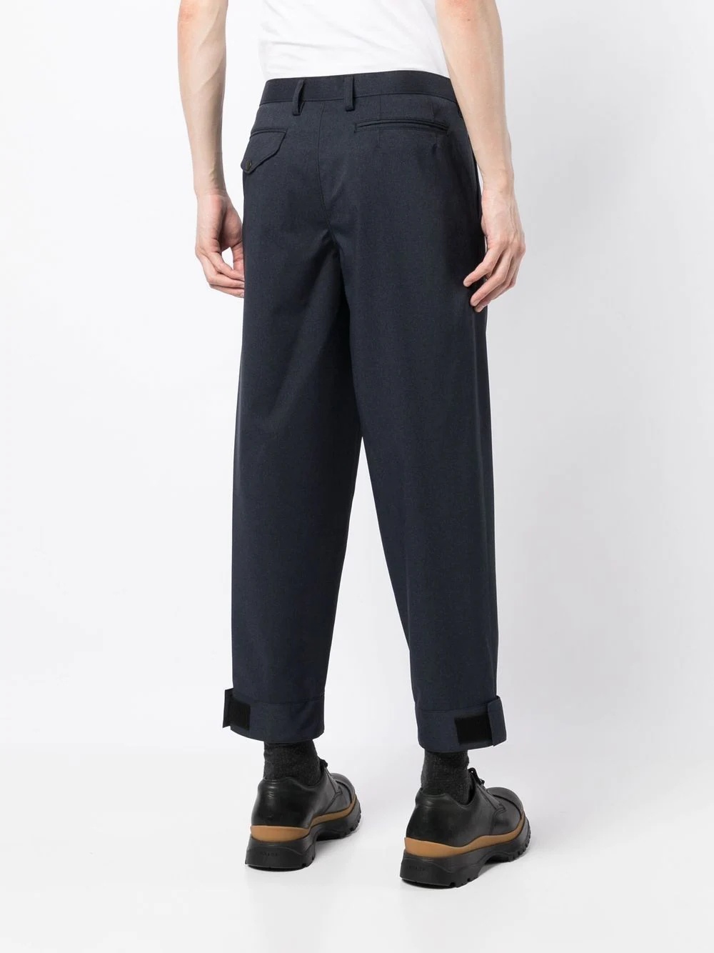 tapered cropped trousers - 4