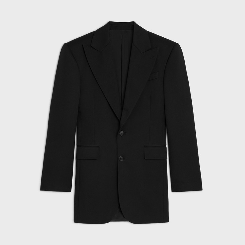 colonne jacket IN DIAGONAL WOOL 1