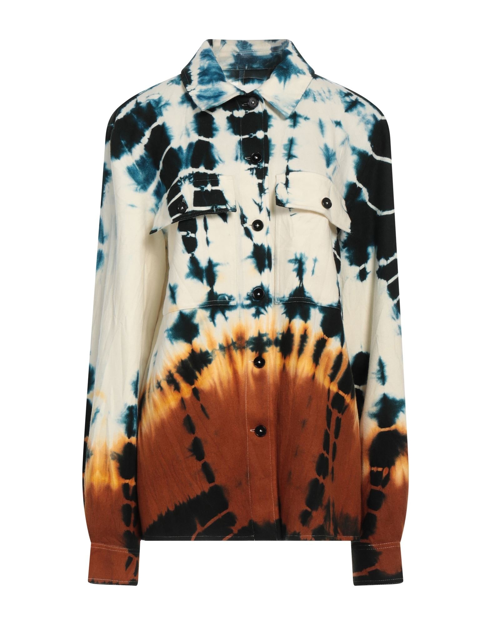 Deep jade Women's Patterned Shirts & Blouses - 1