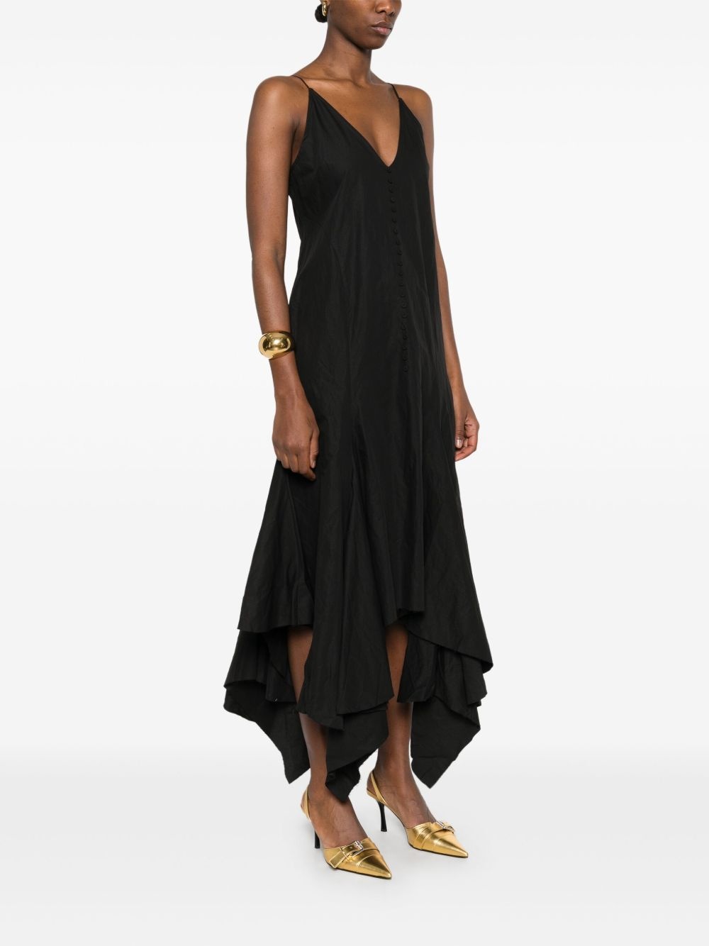 V-neck dress - 3