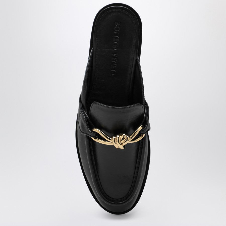 Bottega Veneta Women Black Astaire Moccasin Sabot - 3